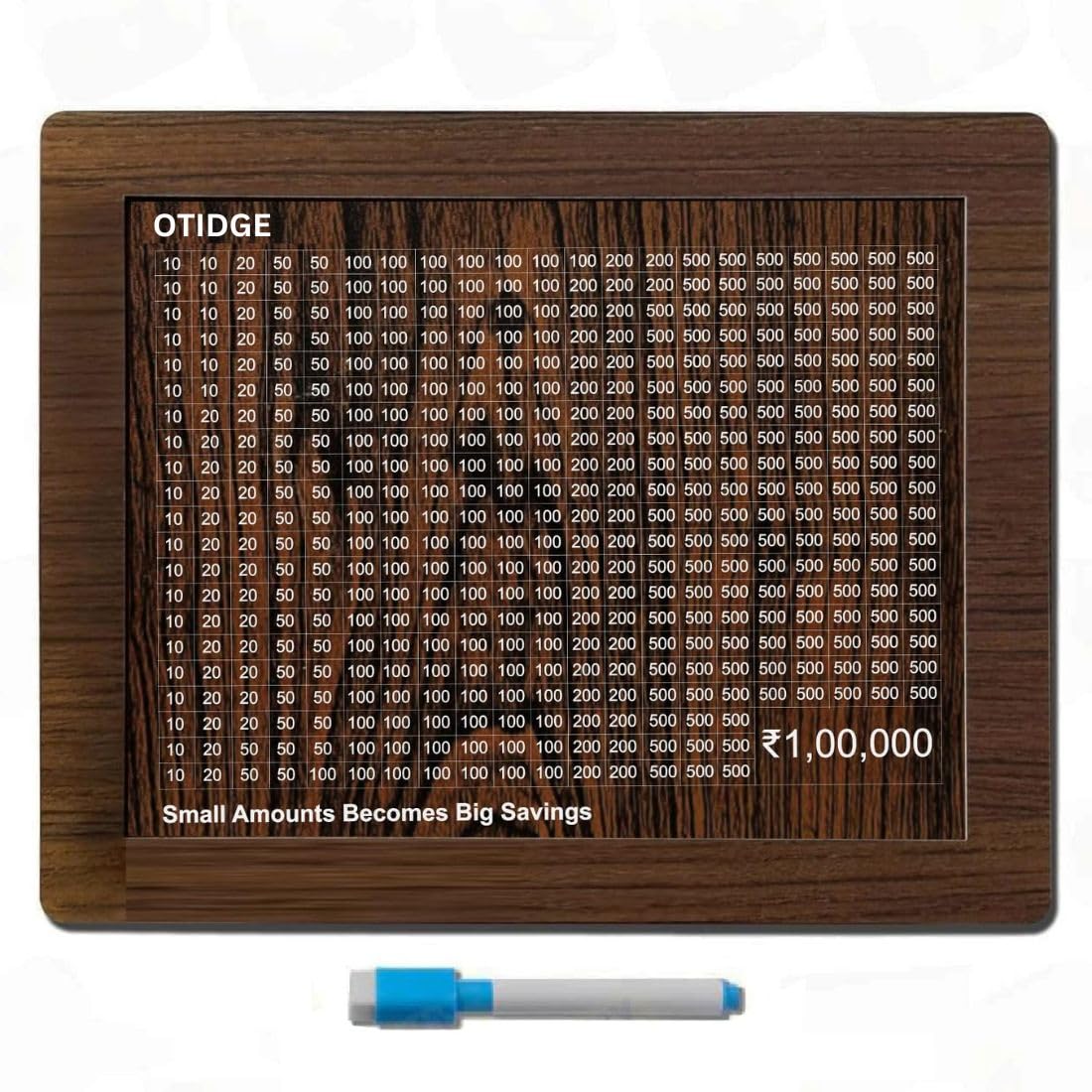 1 Lakh Money Saving Box with Numbers