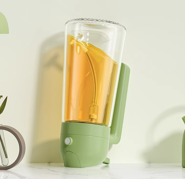 2-in-1 Large Capacity Multi-Function Glass Oil Pot Spray Can Smooth Surface Household Kitchen Supplies