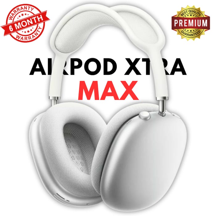 New Airpods Max Xtra Bass | High-Fidelity Audio Experience | Premium Design | Made for Apple iPhone | Intelligent Controls | Exceptional Battery Life | Leather Case Regular priceRs. 1,999.00 Sale priceRs. 899.00Sale