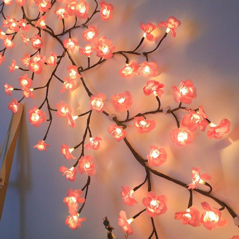 Cherry Blossom Flower Tree Branch LED Light for Home Decor