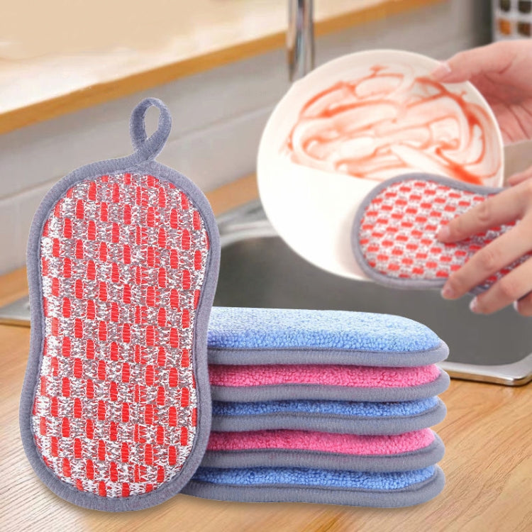 Double-sided Absorbent Kitchen Dishwashing Sponge Multifunctional Cleaning Rag ( Pack Of 2)