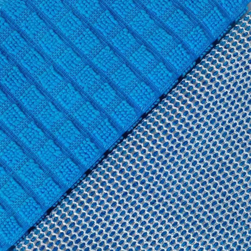 Double-Sided Microfiber Silver Silk Silver Cloth Kitchen (PACK OF 2)