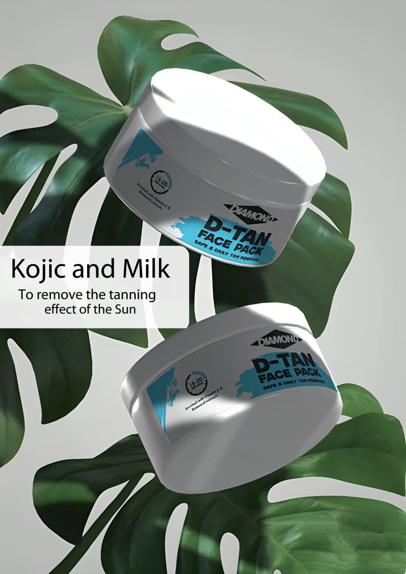 D-tan cream (for instant tan removal and glow)