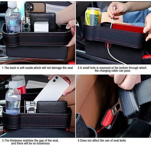 Non Plastic Car Seat Gap Organizer