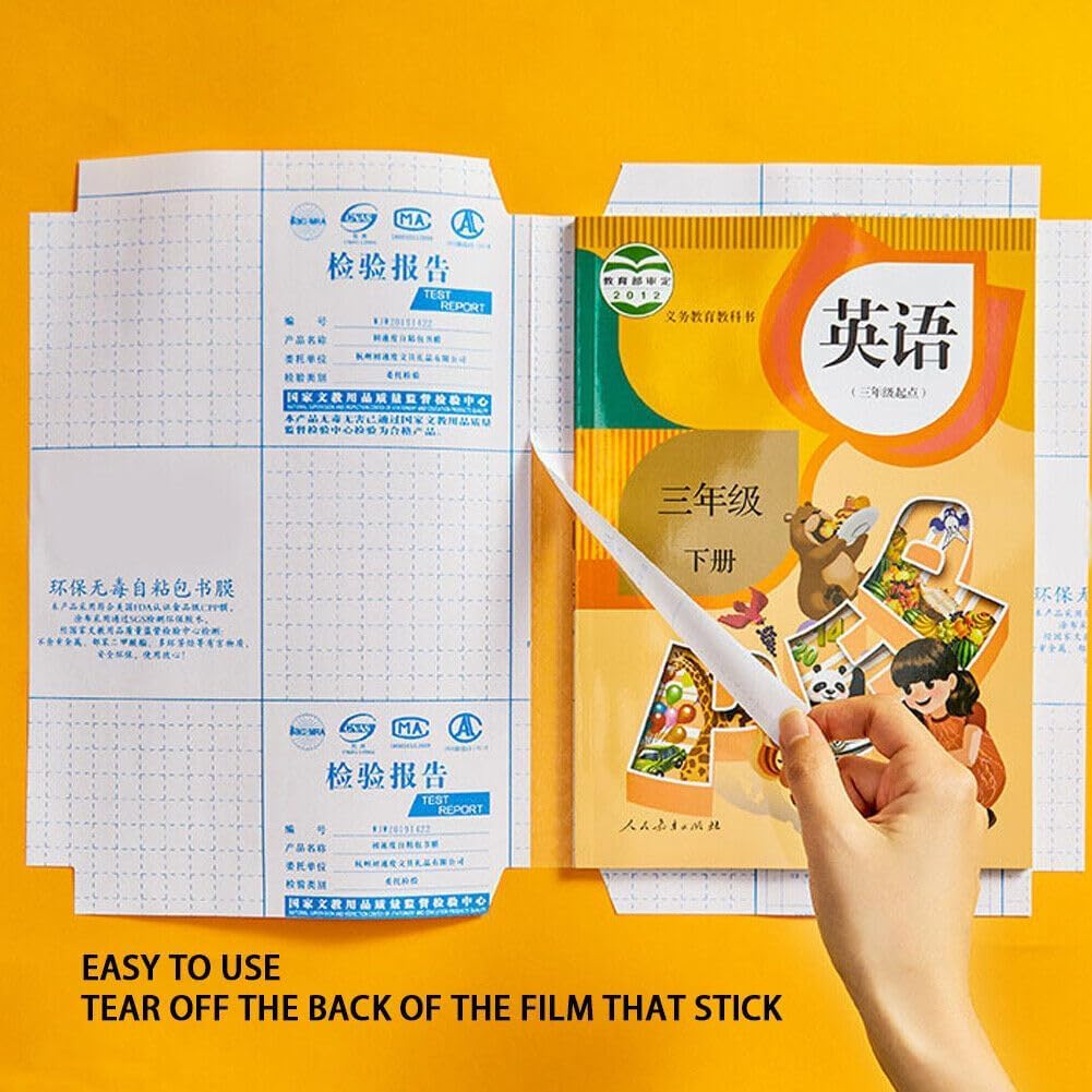Waterproof Adhesive Book Cover 30pcs Set