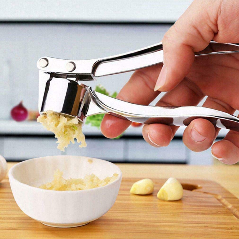 Stainless Steel Heavy Duty Home Kitchen Garlic Press Crusher Squeezer Presser Masher Mincer Hand Tool