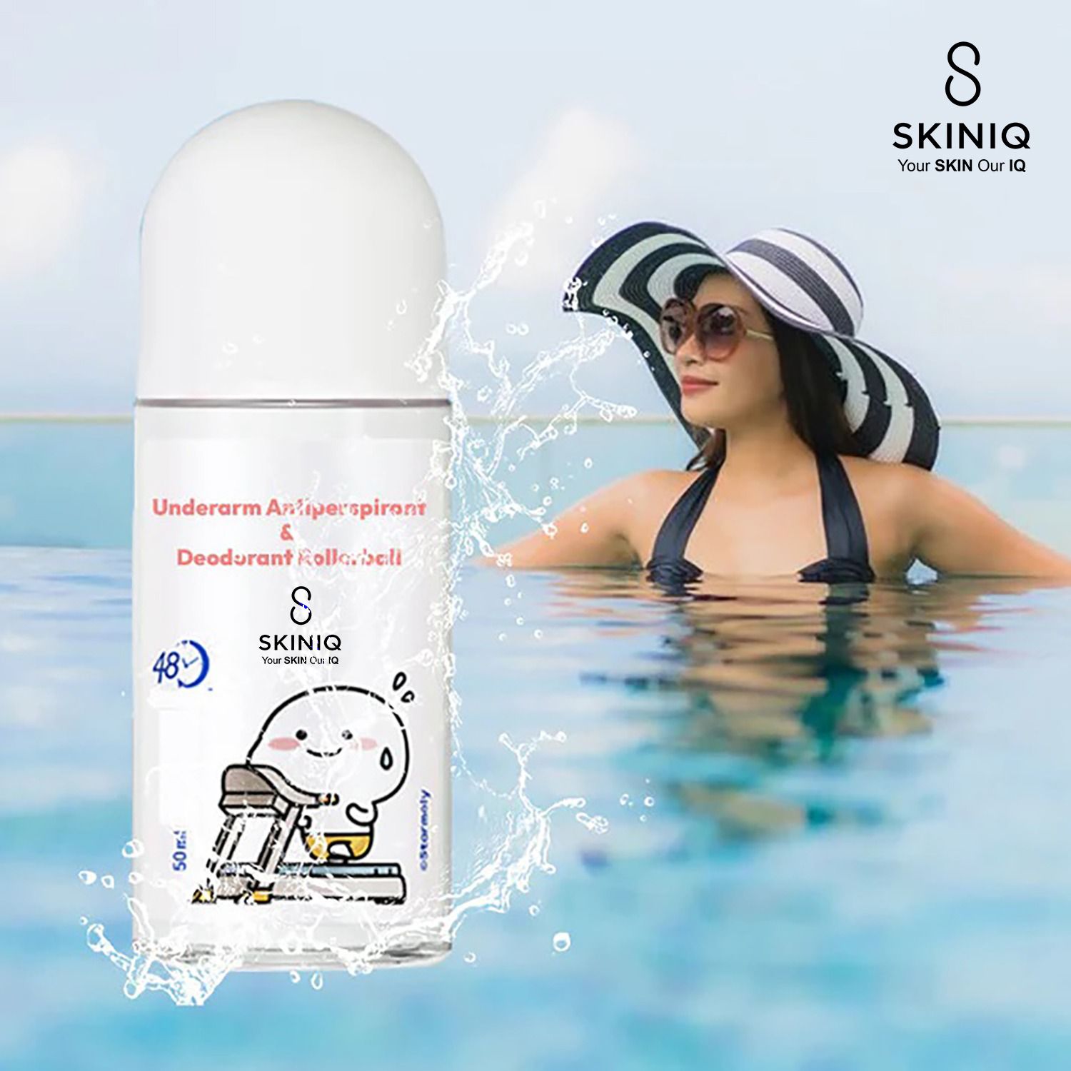 Underarm Antiperspirant Deedarant Rollerball ( Pack Of 2 )